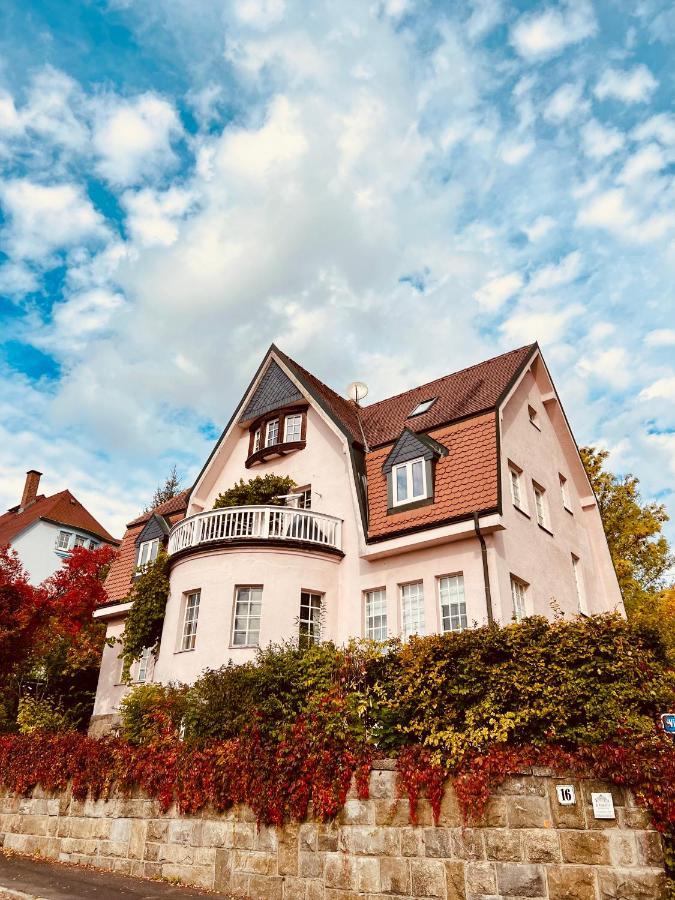 Paterre Wohnung In Der Rosa Villa Selb Exteriör bild